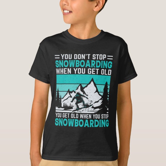 Du slutar inte att snoka när du blir gammal soppa t shirt (Framsida)