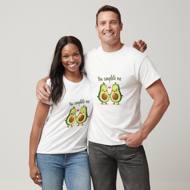 Du slutför mig - Cute Avocado Kärlek Design T Shirt (Unisex)