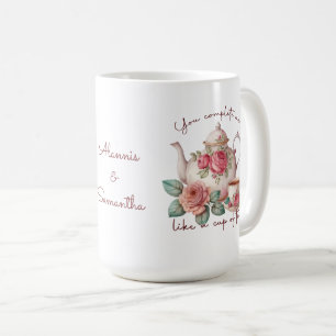 Du slutför mig vackra Peach Ro Kaffemugg