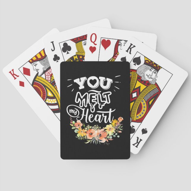 Du smälter mitt hjärta casinokort (Baksidan)