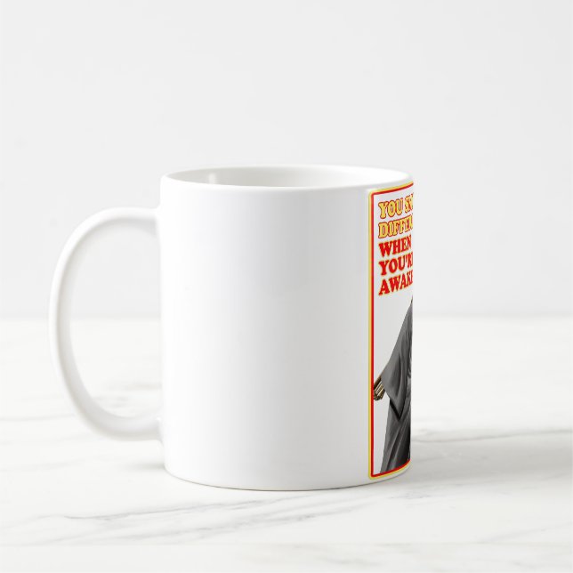 Du smell annorlunda Sarcastic Funny Mörk Humor Kaffemugg (Vänster)
