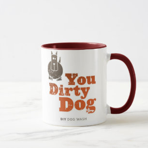 Du smutsar ner hunden - kaffemugg