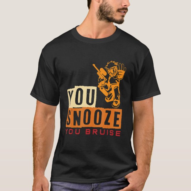 Du snosar dig Bruise Paintball 1 T Shirt (Framsida)