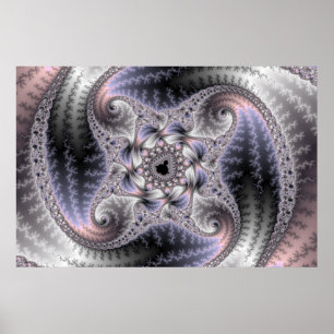 Du snurra mig runda - Fractal Art Poster