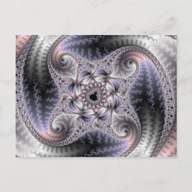 Du snurra mig runda - Fractal Art Vykort (Framsida)