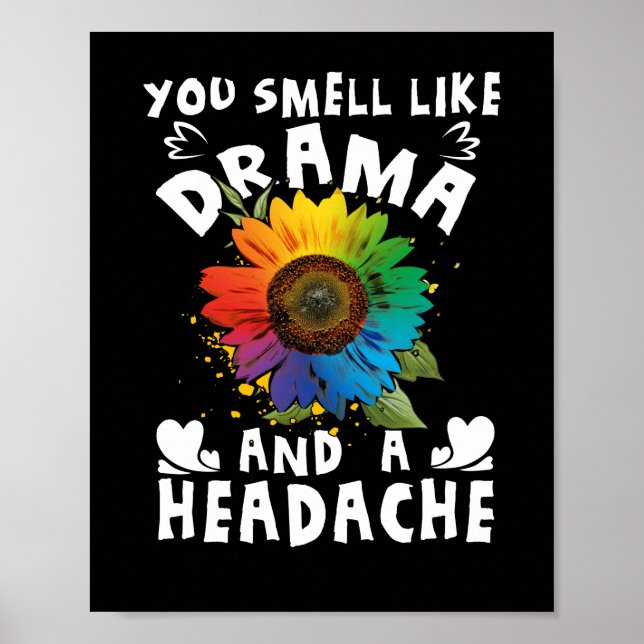 Du som Drama och huvudvärk Poster (Framsidan)