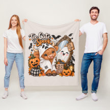 Du söt höglands ko Halloween kastfilt
