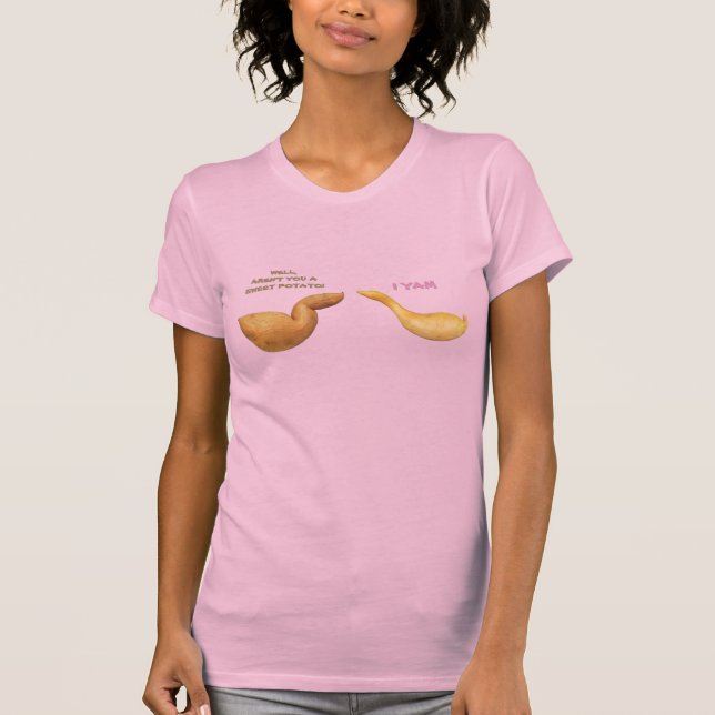 Du Söt Sötpotatis Jag Yam Dålig Puns T Shirt (Framsida)