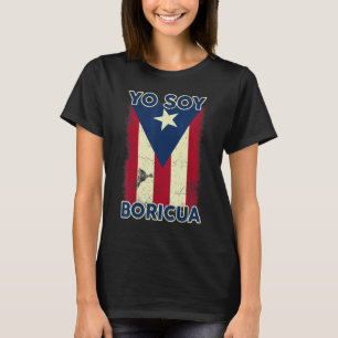 Du Soy Boricua Jag är Puerto Rican Puerto Rico Fla T Shirt