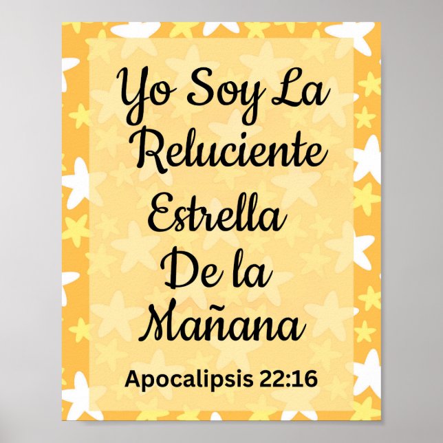 Du Soy La Luciente Estrella De La Mañana Poster. Poster (Framsidan)