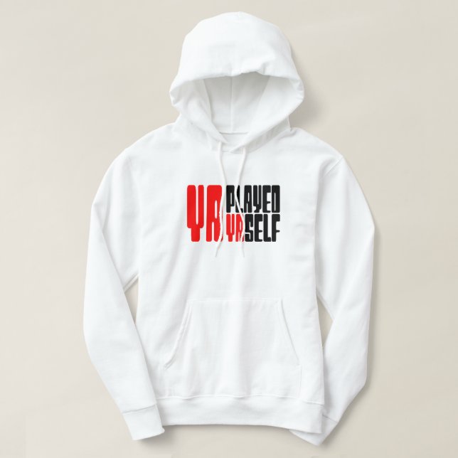 Du Spelade Dig Själv Hoodie (Design framsida)