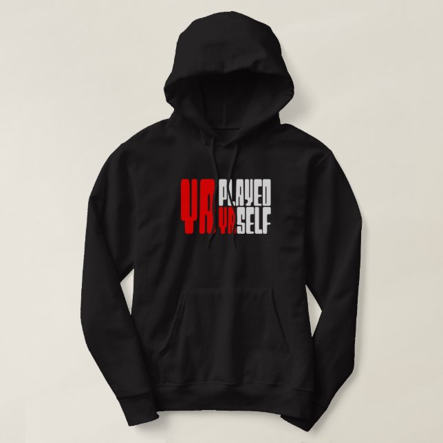 Du Spelade Dig Själv Hoodie (Design framsida)