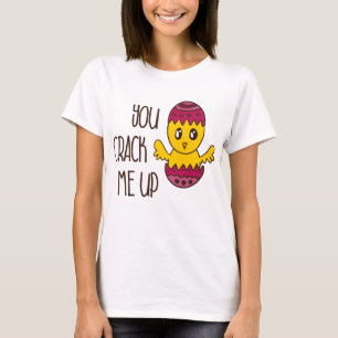 Du spränger mig Påsk Chick-ludden. T Shirt