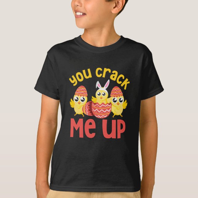 Du spränger mig Påsk Chickar T Shirt (Framsida)