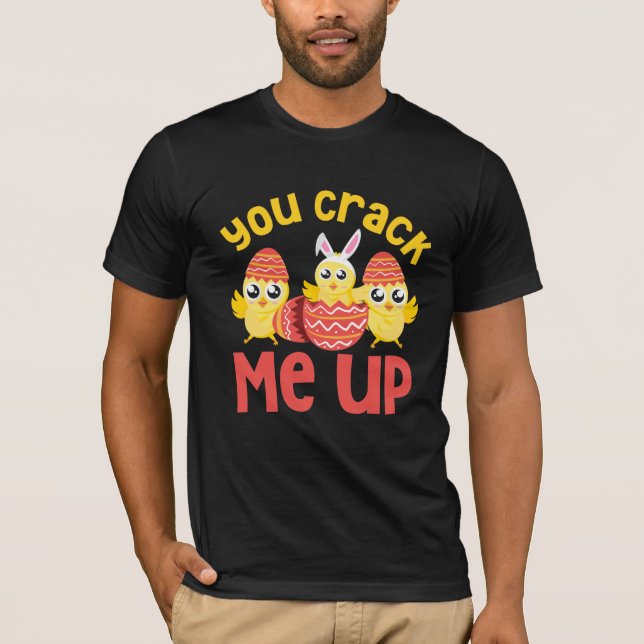 Du spränger mig Påsk Chickar T Shirt (Framsida)