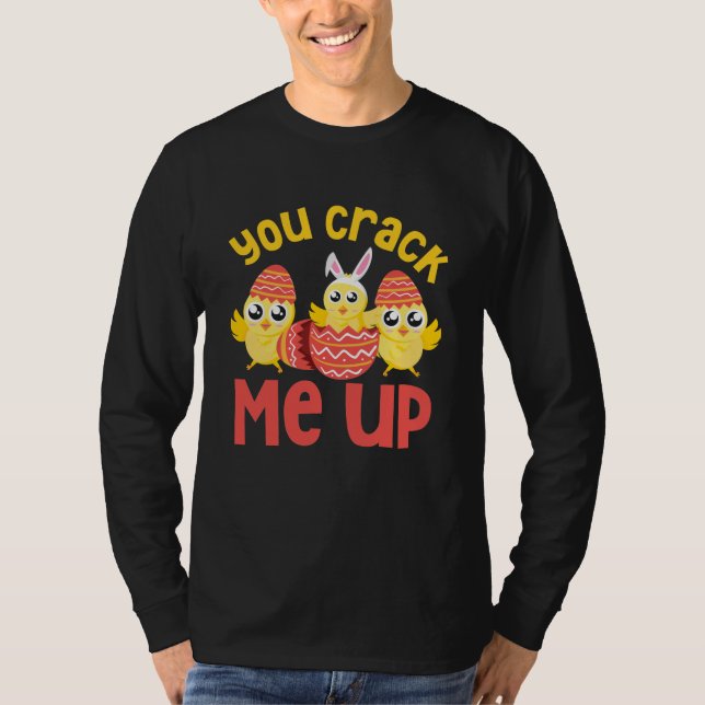Du spränger mig Påsk Chickar T Shirt (Framsida)