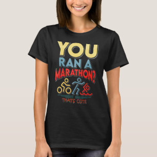 Du Springa en maraton som klatsar T Shirt