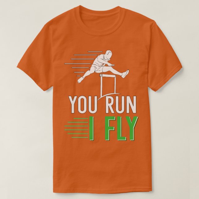 Du Springa I Fly T Shirt (Design framsida)