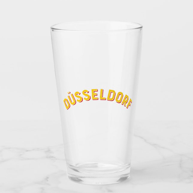 Dü sseldorf, Tyskland Vintage Arch Glaskopp (Framsida)