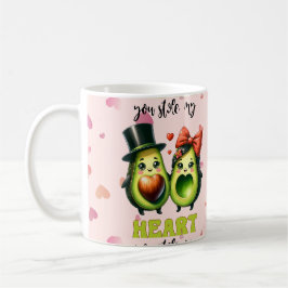 Du stal min hjärtavokado valentins dag kaffemugg