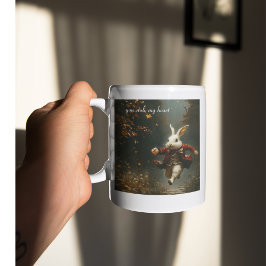 Du stal mitt hjärta, hjärttjuven. kaffemugg