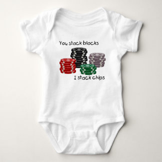 Du staplar kvarter som jag staplar chiper t-shirt
