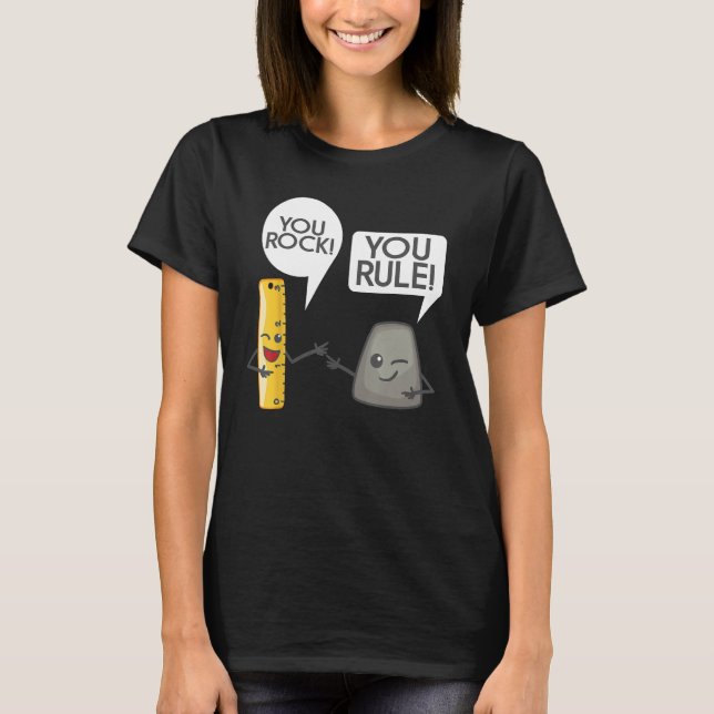Du Sten Du styr skirt - Cute Underbar Rocker och R T Shirt (Framsida)