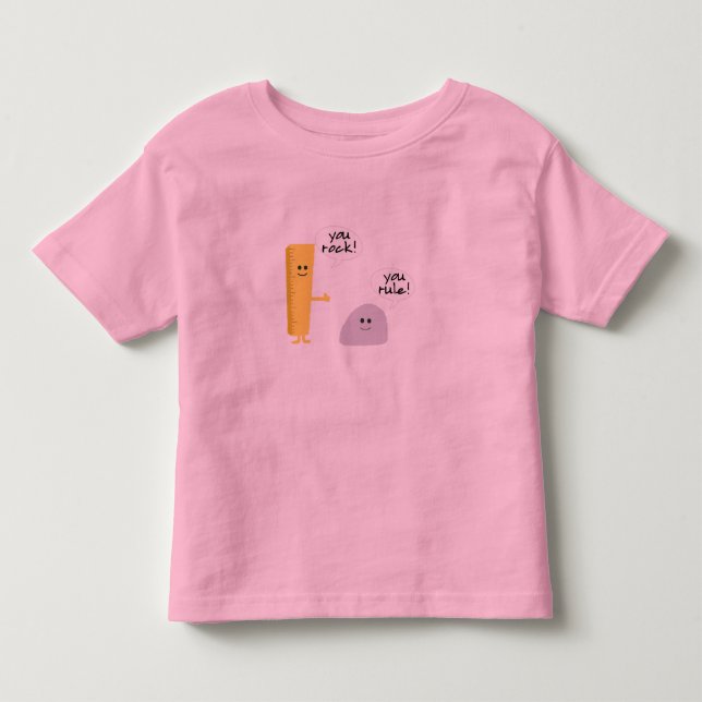 Du sten du styr småbarn ringer-T Tee Shirt (Framsida)