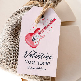 Du Sten Electric Guitar Kids Valentines day Presentetikett