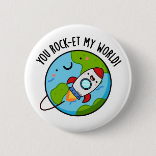 Du Sten-et min världsunderliga Rocket Pun Knapp