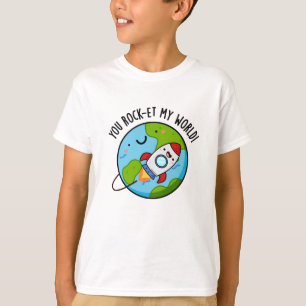 Du Sten-et min världsunderliga Rocket Pun T Shirt