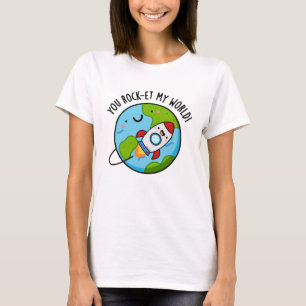 Du Sten-et min världsunderliga Rocket Pun T Shirt