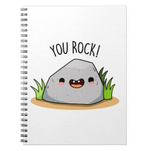 Du Sten Funny Sten Geology Pun Anteckningsbok