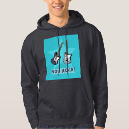 "Du sten!" Gitarhova för musiken fläkt! Hoodie