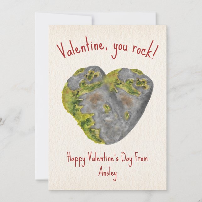 Du Sten Heart Kids Classroom Valentine (Framsida)