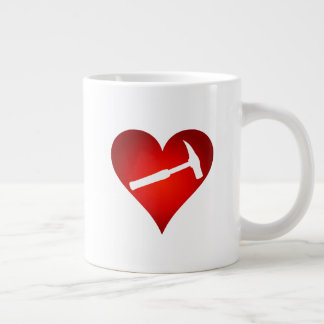 Du Sten min värld: Sten Hammer Heart Jumbo Mugg