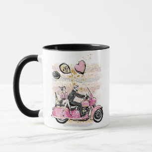 Du Sten My World Enstaka motorcykelpublicering Mugg
