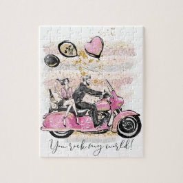 Du Sten My World | Enstaka motorcykelpublicering Pussel