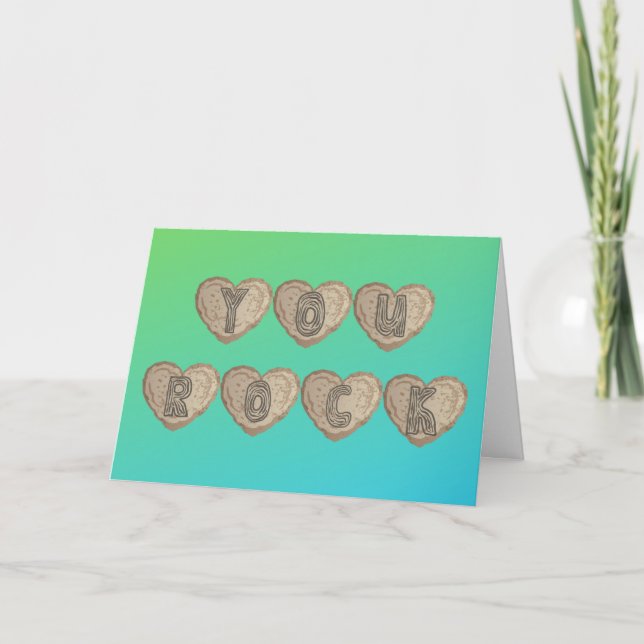 Du Sten Platonic Valentine Card Helgkort (Framsida)