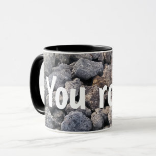 Du sten Roligt Sten Bild Design Mugg