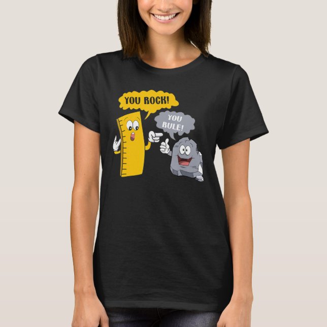 Du Sten styr Underbara raketer och styr T Shirt (Framsida)