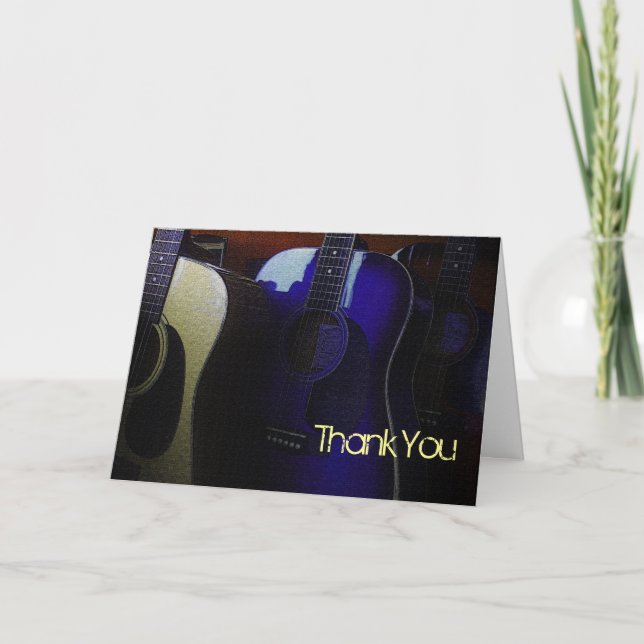 Du Sten! Tack Greeting Card (Framsida)