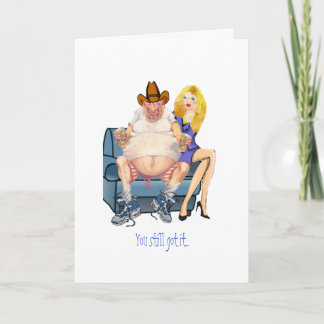 Du stillar har det… manfödelsedagen kort