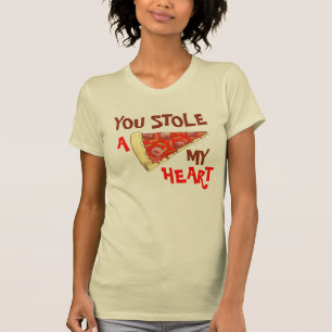 Du stjäl A (Pizza) Roligt Foodie från mitt hjärta  T Shirt