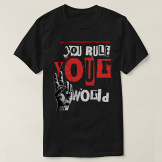 du styr din värld djup design T-Shirt