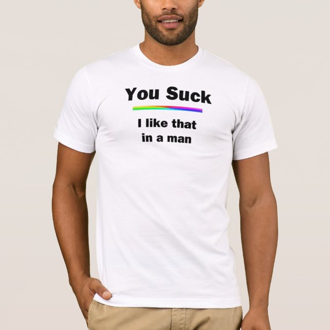 Du Suck T Shirt (Framsida)