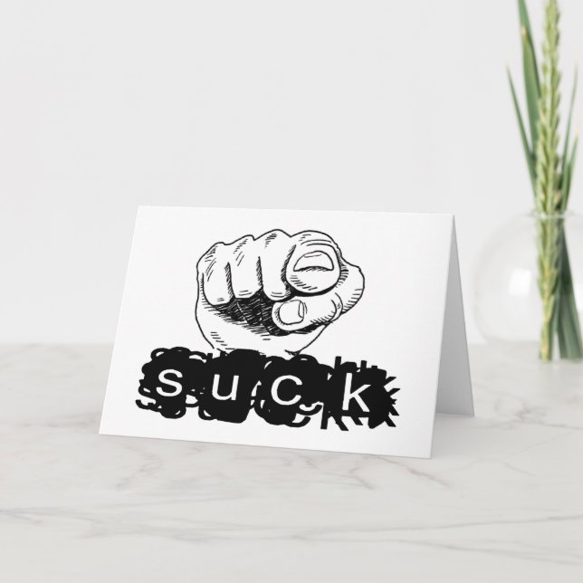 Du suger kort (Framsida)