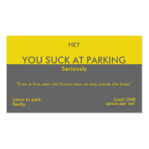 Du suger på Parking