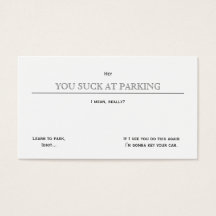 Du suger vid parsning