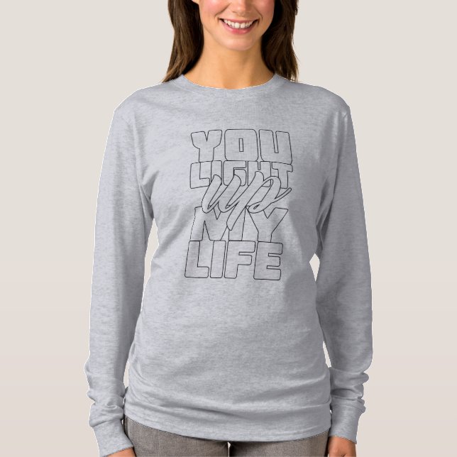 Du tände mitt liv t shirt (Framsida)